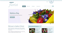 Desktop Screenshot of andreasflorist.co.nz